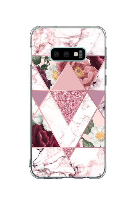 Hey Casey! Marble Floral Phone Case for iPhone Samsung Huawei