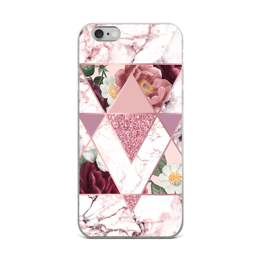 Hey Casey! Marble Floral Phone Case for iPhone Samsung Huawei