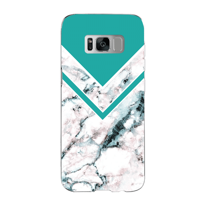 Hey Casey! Mint Marble Phone Case for iPhone Samsung Huawei