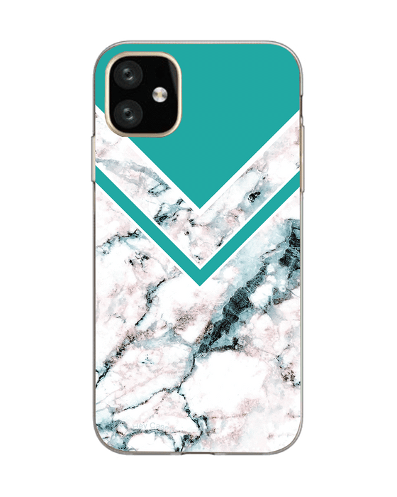 Hey Casey! Mint Marble Phone Case for iPhone Samsung Huawei