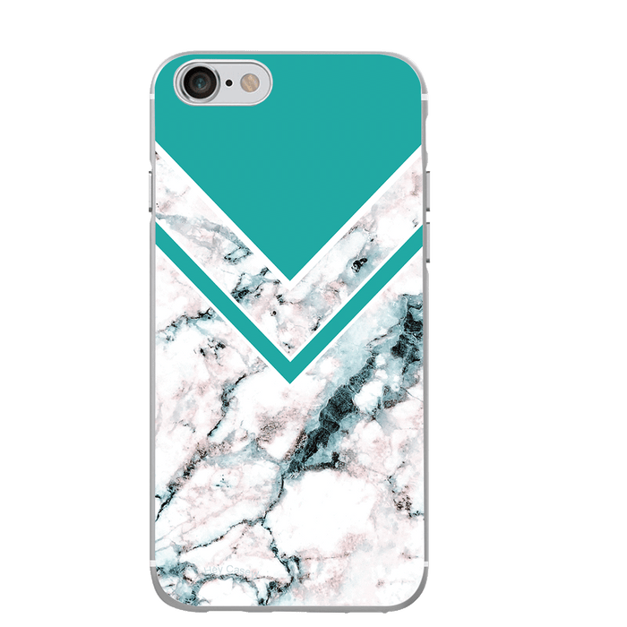 Hey Casey! Mint Marble Phone Case for iPhone Samsung Huawei