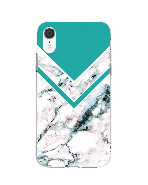 Hey Casey! Mint Marble Phone Case for iPhone Samsung Huawei