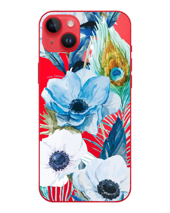Hey Casey! Peacock Blue Phone Case for iPhone Samsung Huawei