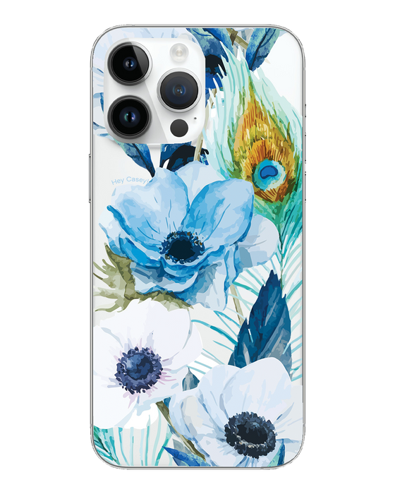Hey Casey! Peacock Blue Phone Case for iPhone Samsung Huawei