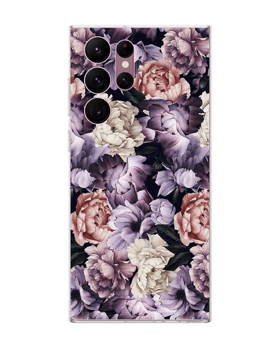 Hey Casey! Purple Peonies Phone Case for iPhone Samsung Huawei