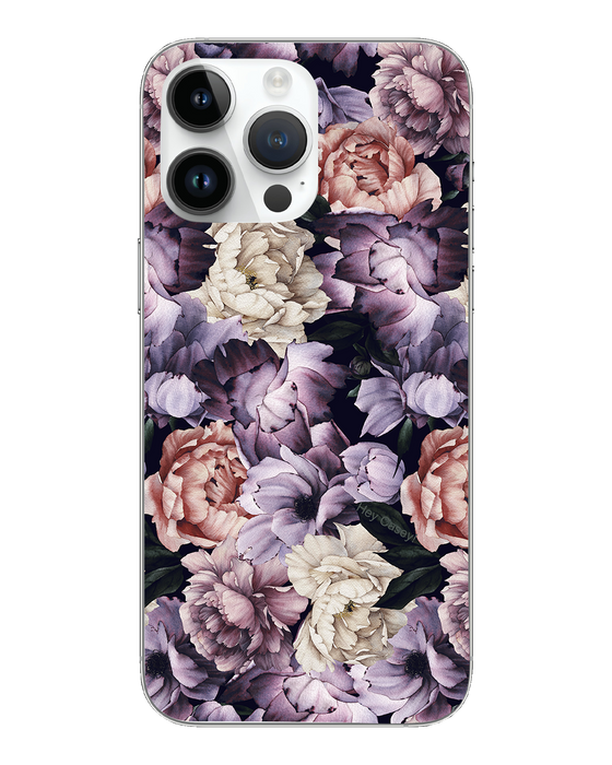 Hey Casey! Purple Peonies Phone Case for iPhone Samsung Huawei