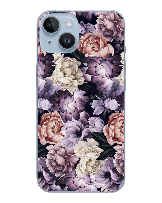 Hey Casey! Purple Peonies Phone Case for iPhone Samsung Huawei