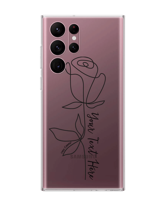 Hey Casey! Rose Phone Case for iPhone Samsung Huawei