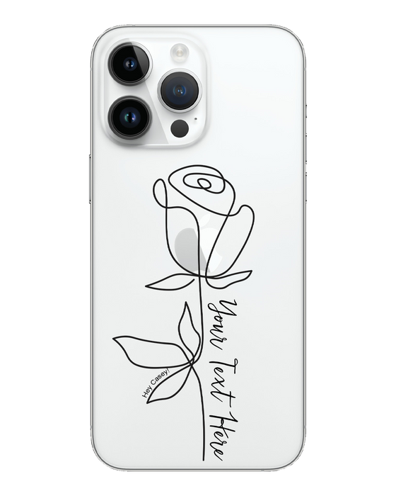 Hey Casey! Rose Phone Case for iPhone Samsung Huawei