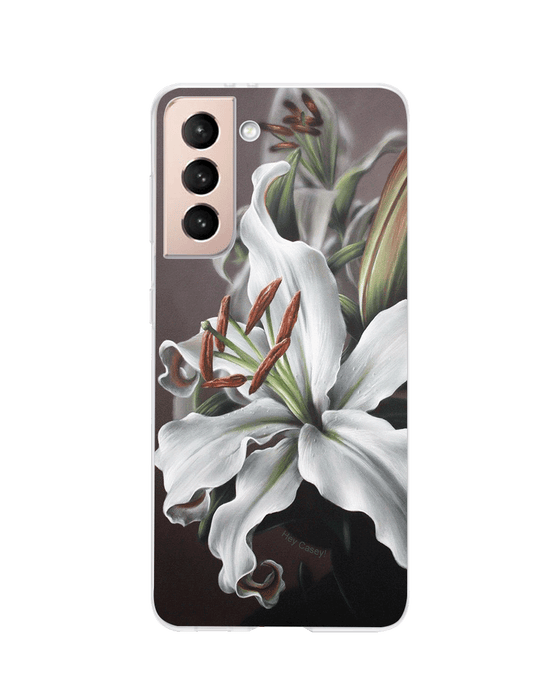 Hey Casey! Snow Lily Phone Case for iPhone Samsung Huawei