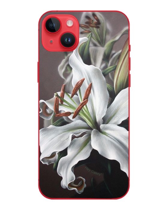 Hey Casey! Snow Lily Phone Case for iPhone Samsung Huawei