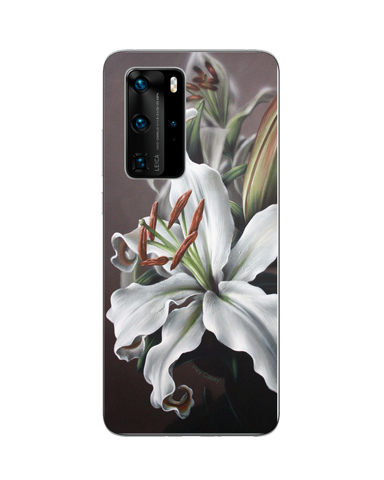 Hey Casey! Snow Lily Phone Case for iPhone Samsung Huawei