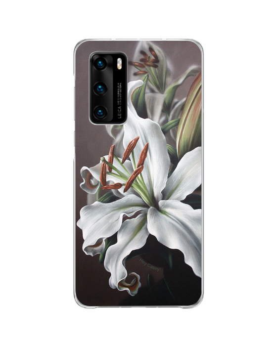 Hey Casey! Snow Lily Phone Case for iPhone Samsung Huawei