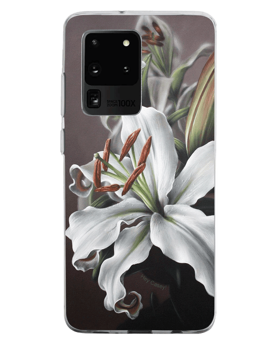 Hey Casey! Snow Lily Phone Case for iPhone Samsung Huawei