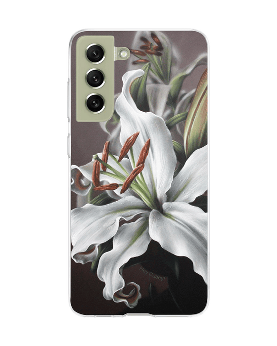 Hey Casey! Snow Lily Phone Case for iPhone Samsung Huawei