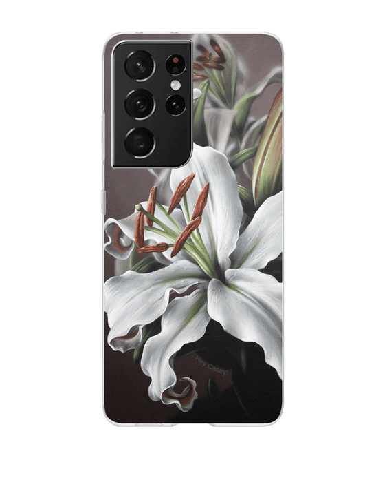 Hey Casey! Snow Lily Phone Case for iPhone Samsung Huawei