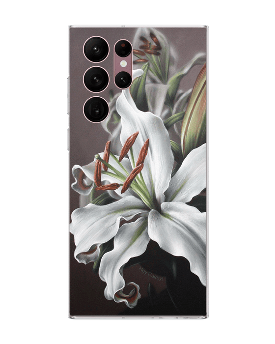 Hey Casey! Snow Lily Phone Case for iPhone Samsung Huawei