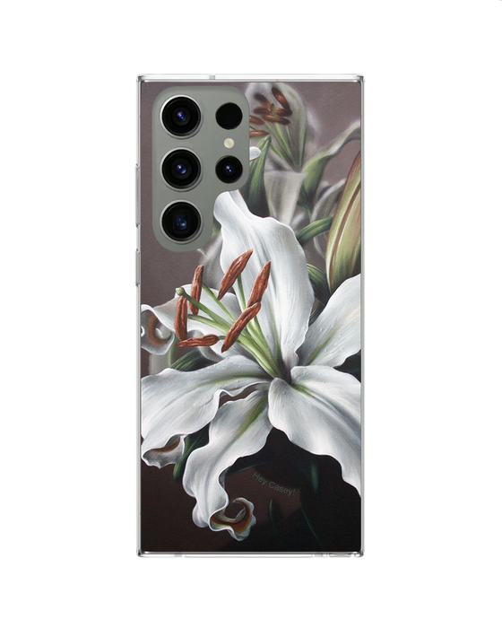 Hey Casey! Snow Lily Phone Case for iPhone Samsung Huawei