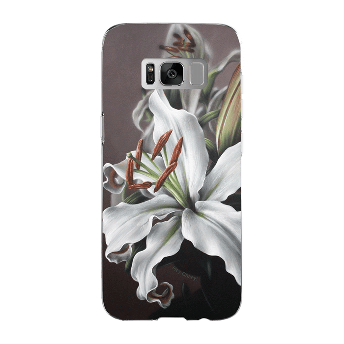 Hey Casey! Snow Lily Phone Case for iPhone Samsung Huawei