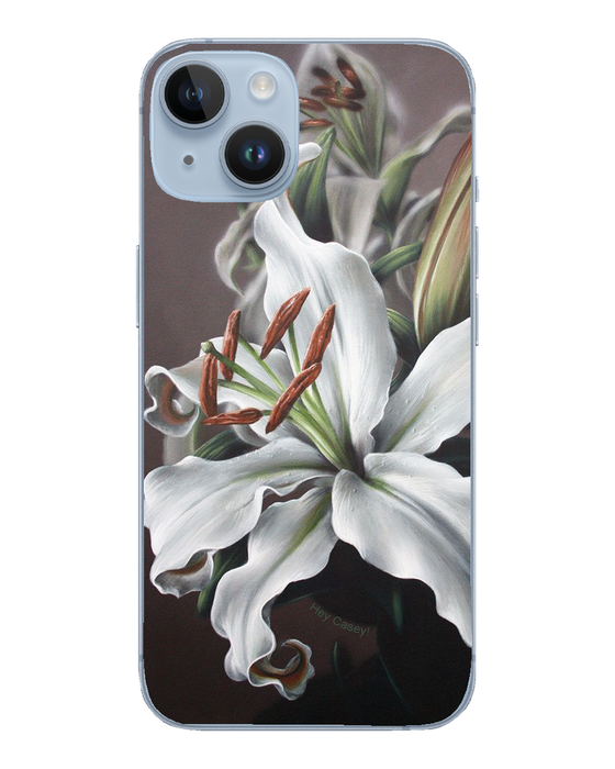 Hey Casey! Snow Lily Phone Case for iPhone Samsung Huawei