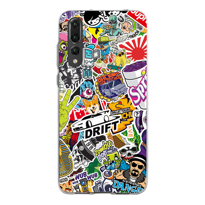 Hey Casey! Sticker Bomb Phone Case for iPhone Samsung Huawei
