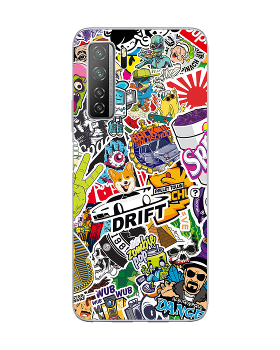 Hey Casey! Sticker Bomb Phone Case for iPhone Samsung Huawei