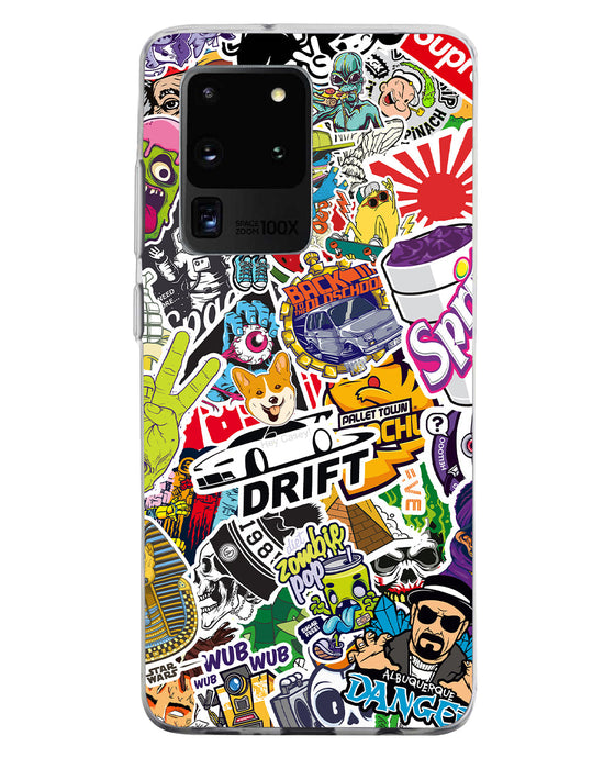 Hey Casey! Sticker Bomb Phone Case for iPhone Samsung Huawei