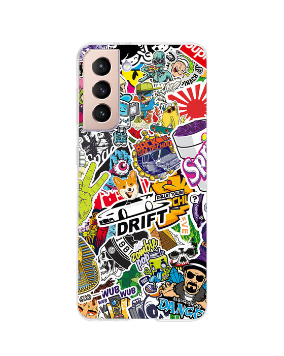 Hey Casey! Sticker Bomb Phone Case for iPhone Samsung Huawei