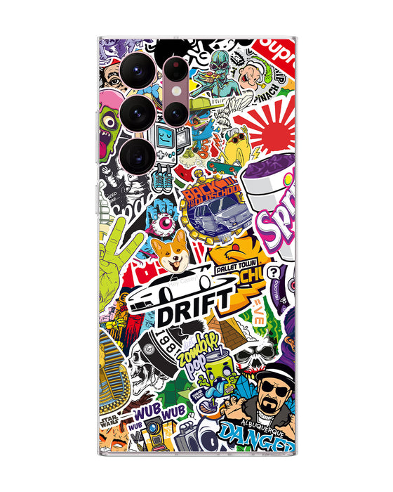 Hey Casey! Sticker Bomb Phone Case for iPhone Samsung Huawei