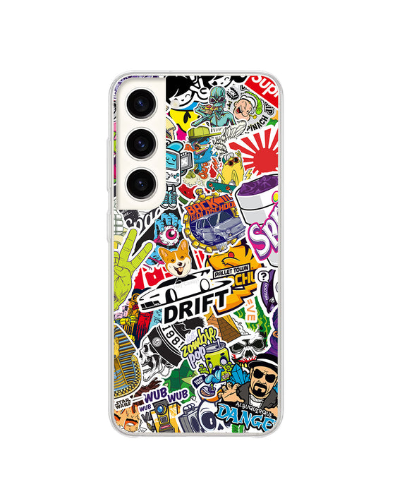 Hey Casey! Sticker Bomb Phone Case for iPhone Samsung Huawei