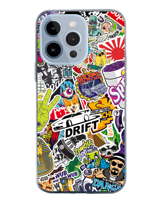 Hey Casey! Sticker Bomb Phone Case for iPhone Samsung Huawei