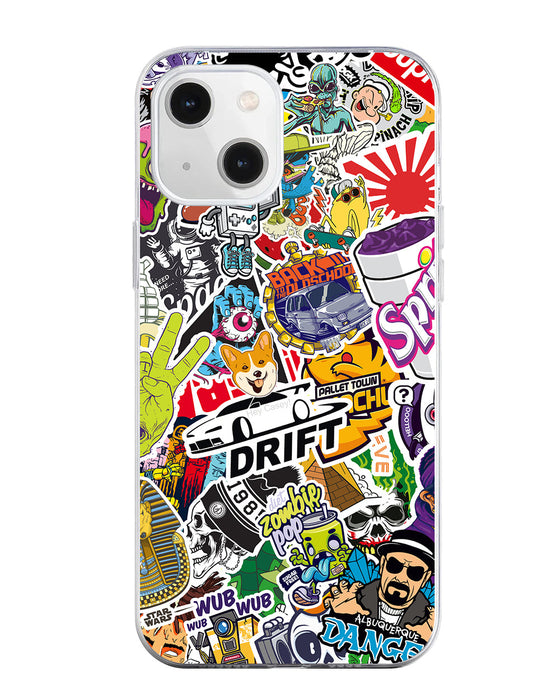 Hey Casey! Sticker Bomb Phone Case for iPhone Samsung Huawei