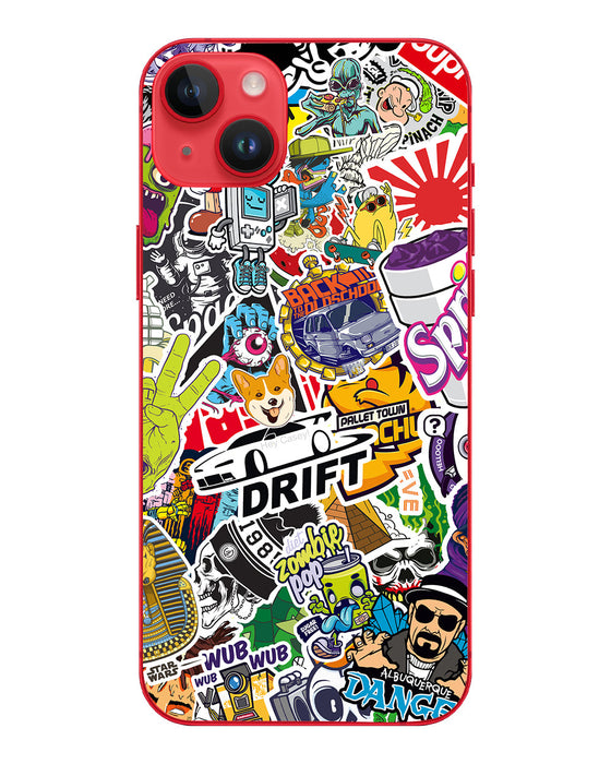 Hey Casey! Sticker Bomb Phone Case for iPhone Samsung Huawei