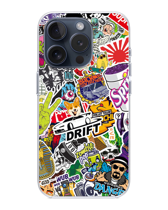 Hey Casey! Sticker Bomb Phone Case for iPhone Samsung Huawei