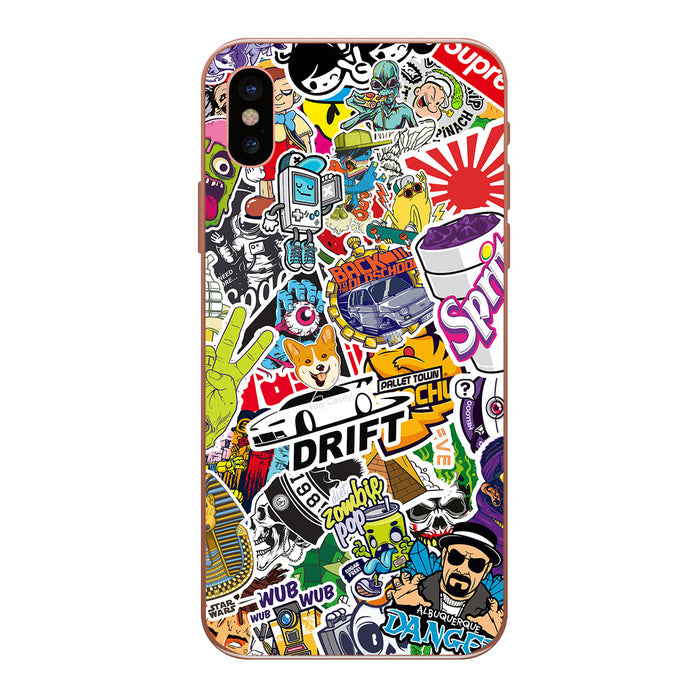 Hey Casey! Sticker Bomb Phone Case for iPhone Samsung Huawei