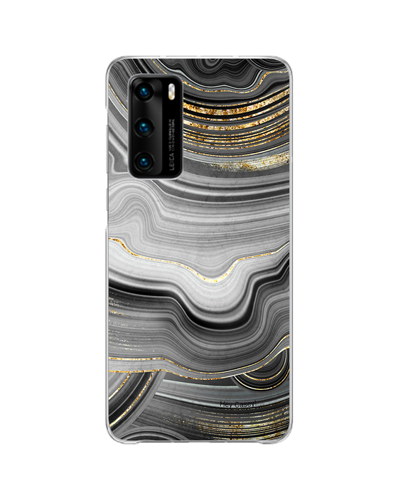 Hey Casey! Black Agate Phone Case for iPhone Samsung Huawei