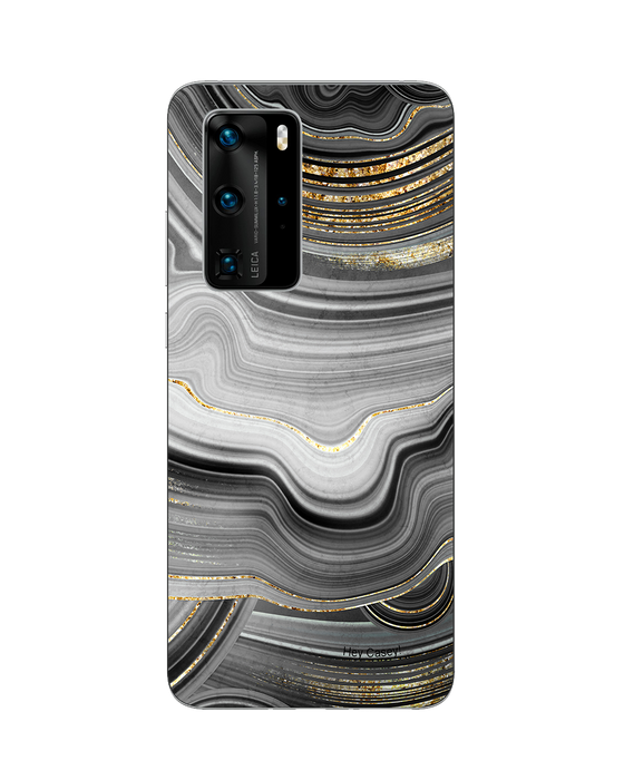 Hey Casey! Black Agate Phone Case for iPhone Samsung Huawei