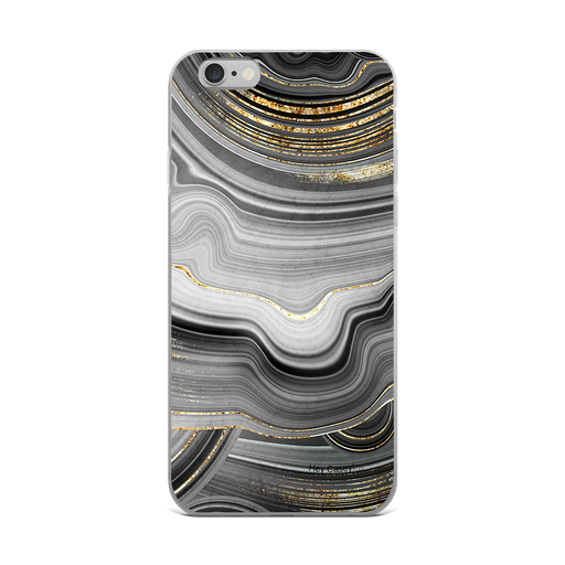 Hey Casey! Black Agate Phone Case for iPhone Samsung Huawei