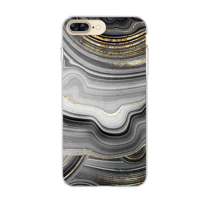 Hey Casey! Black Agate Phone Case for iPhone Samsung Huawei