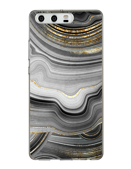 Hey Casey! Black Agate Phone Case for iPhone Samsung Huawei