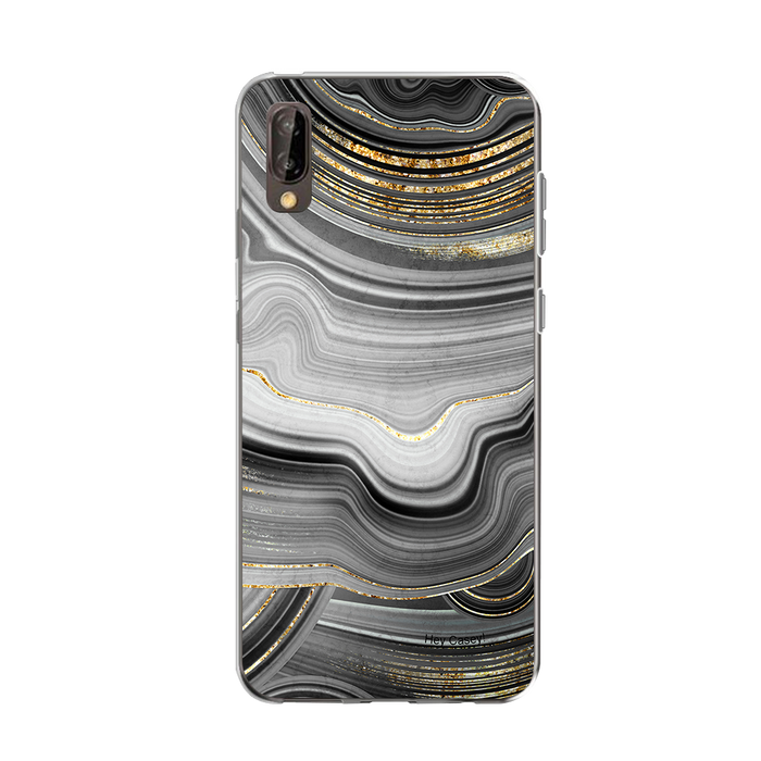 Hey Casey! Black Agate Phone Case for iPhone Samsung Huawei