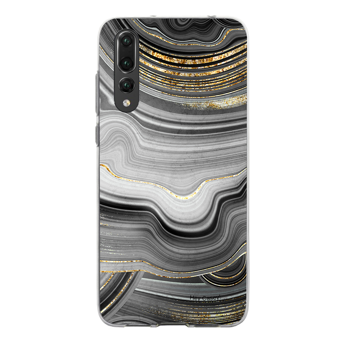 Hey Casey! Black Agate Phone Case for iPhone Samsung Huawei