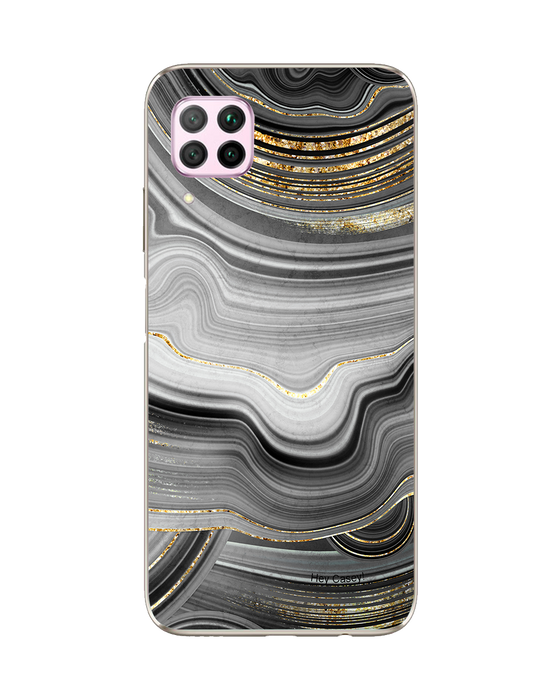 Hey Casey! Black Agate Phone Case for iPhone Samsung Huawei