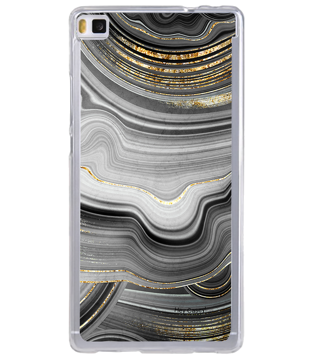 Hey Casey! Black Agate Phone Case for iPhone Samsung Huawei