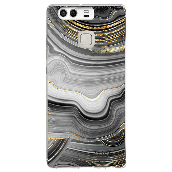 Hey Casey! Black Agate Phone Case for iPhone Samsung Huawei