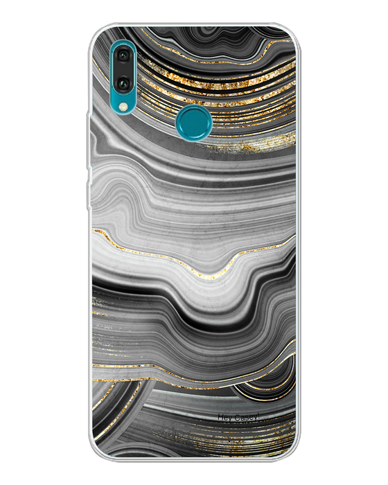 Hey Casey! Black Agate Phone Case for iPhone Samsung Huawei