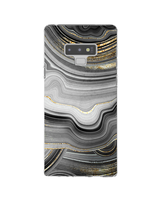 Hey Casey! Black Agate Phone Case for iPhone Samsung Huawei