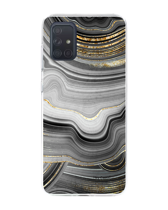 Hey Casey! Black Agate Phone Case for iPhone Samsung Huawei