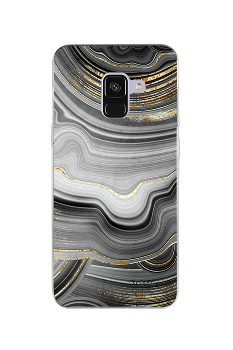 Hey Casey! Black Agate Phone Case for iPhone Samsung Huawei