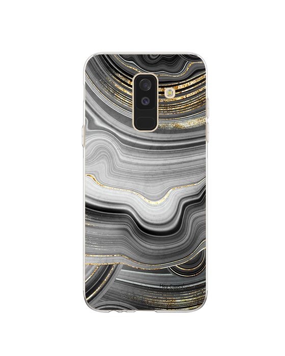 Hey Casey! Black Agate Phone Case for iPhone Samsung Huawei